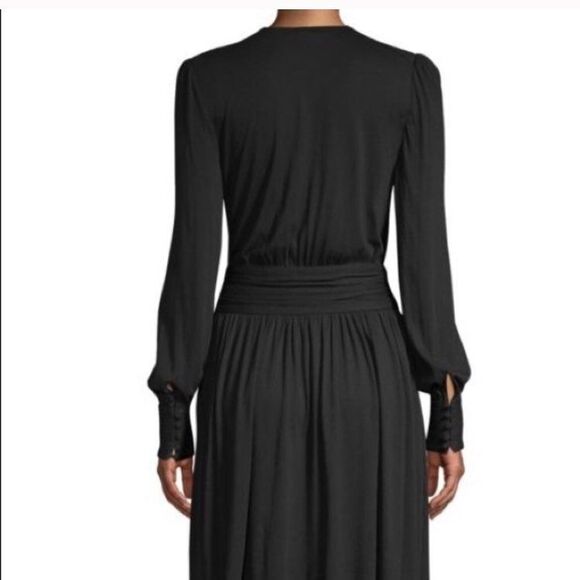 New Joie Corelle Black Long Sleeve Dress - Picture 2 of 9